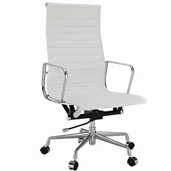 Affordable Eames office chair EA 119 White High Back Replica in Europe
