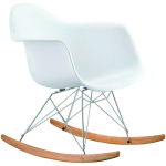 Fauteuil à bascule Eames RAR Replica Blanc Par Decomica - DECOMICA