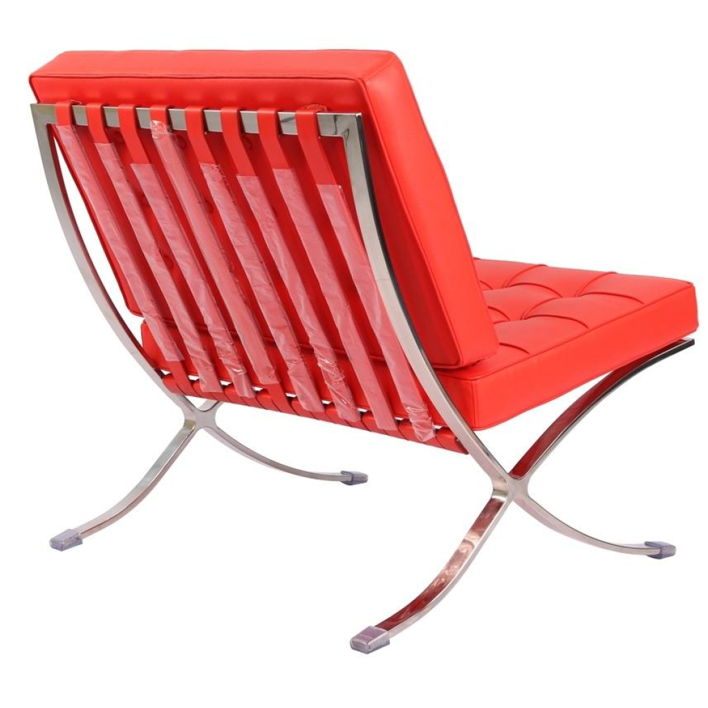 barcelona chair replica – Premium Barcelona Chair Red – Mies Van Der Rohe Replica