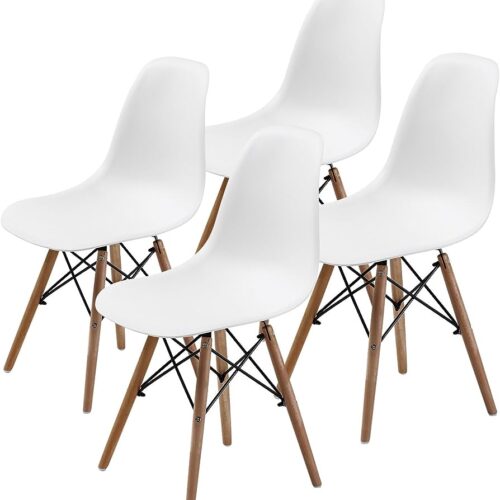 set of 4 Eames DSW chair replica