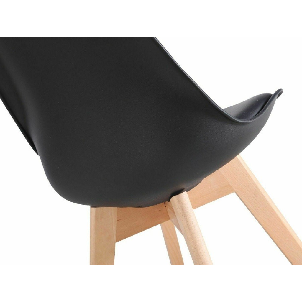 black tulip dining chair replica – TULIP DINING CHAIR – Set of 2 Dining Chairs Black
