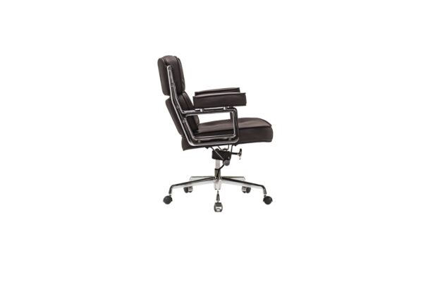 Eames Style Executive ES104 Lobby Office Chair Dark Brown Replica