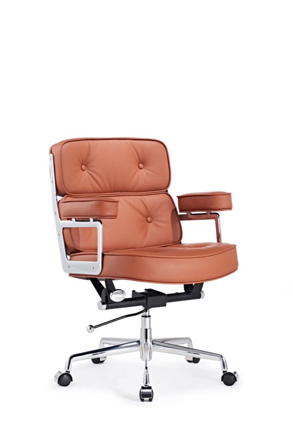 Eames Style Executive ES104 Lobby Office Chair Tan Brown Replica