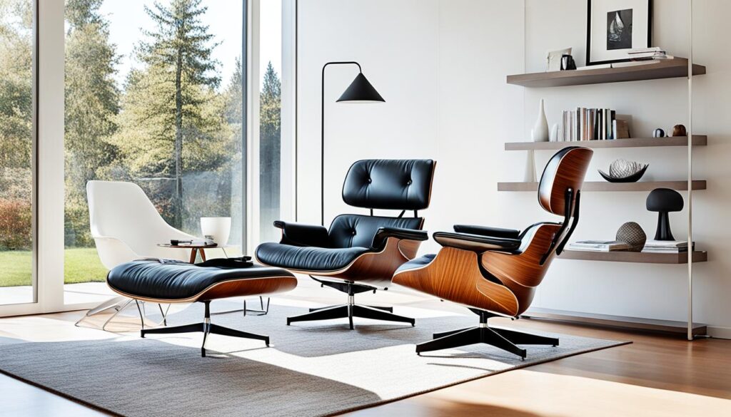 Eames rocking chair as modern classic