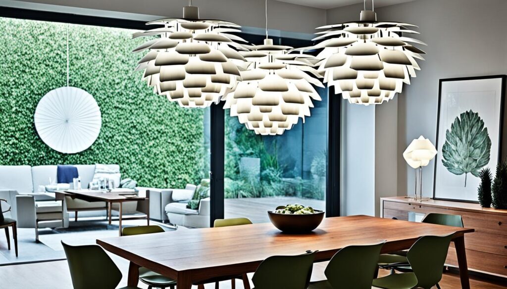 PH Artichoke Pendant Light sizing options