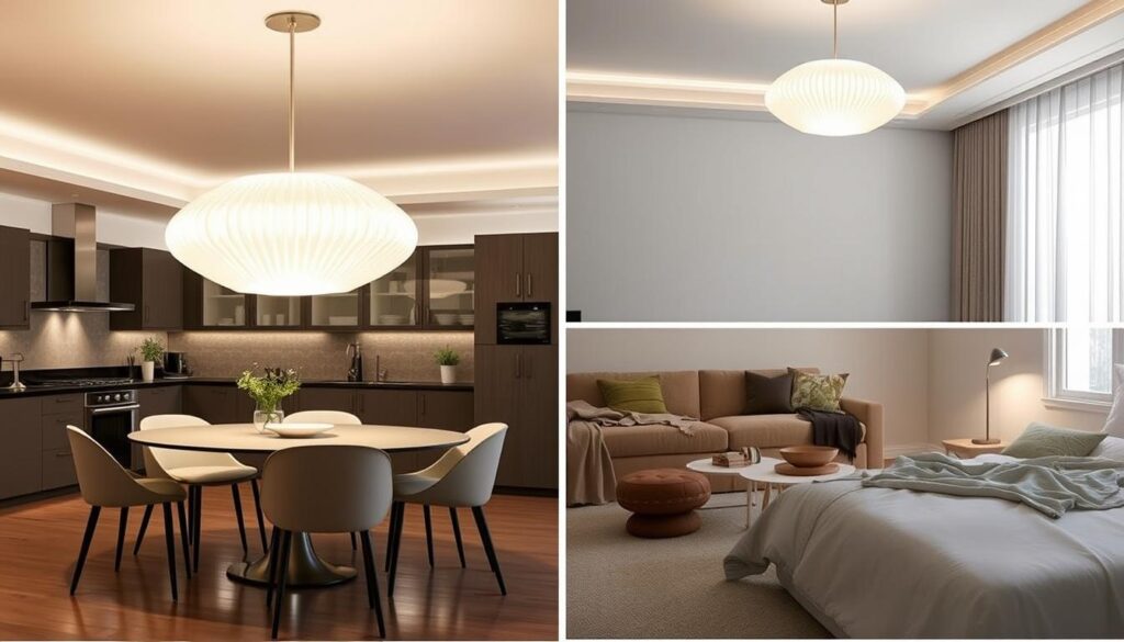 Foscarini Caboche Pendant Lamp Replica in Different Rooms