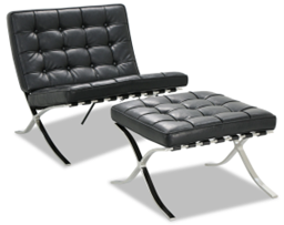 Premium Barcelona Chair Ottoman