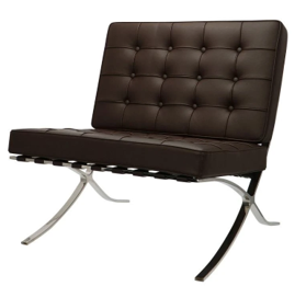 Chocolate Brown Barcelona Chair