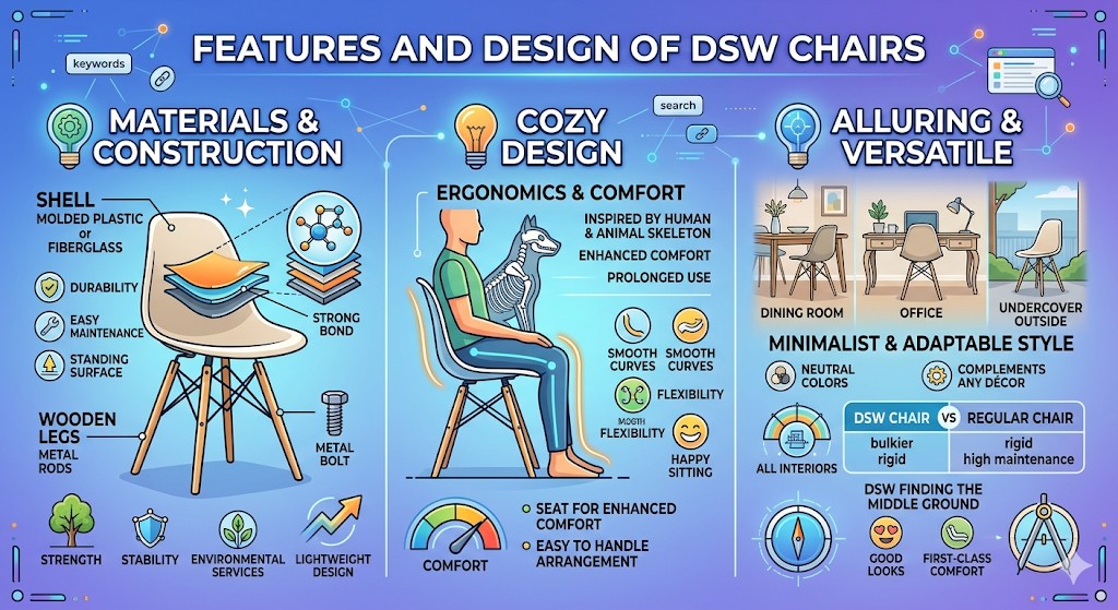 Eames DSW stolsett