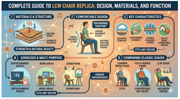 Replika židle Eames LCW