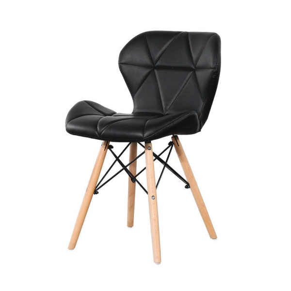 DSW Chair Pu Leather Black