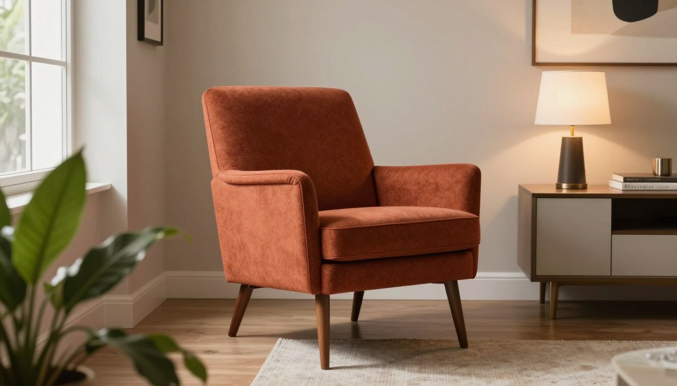 mid-century moderne stoel