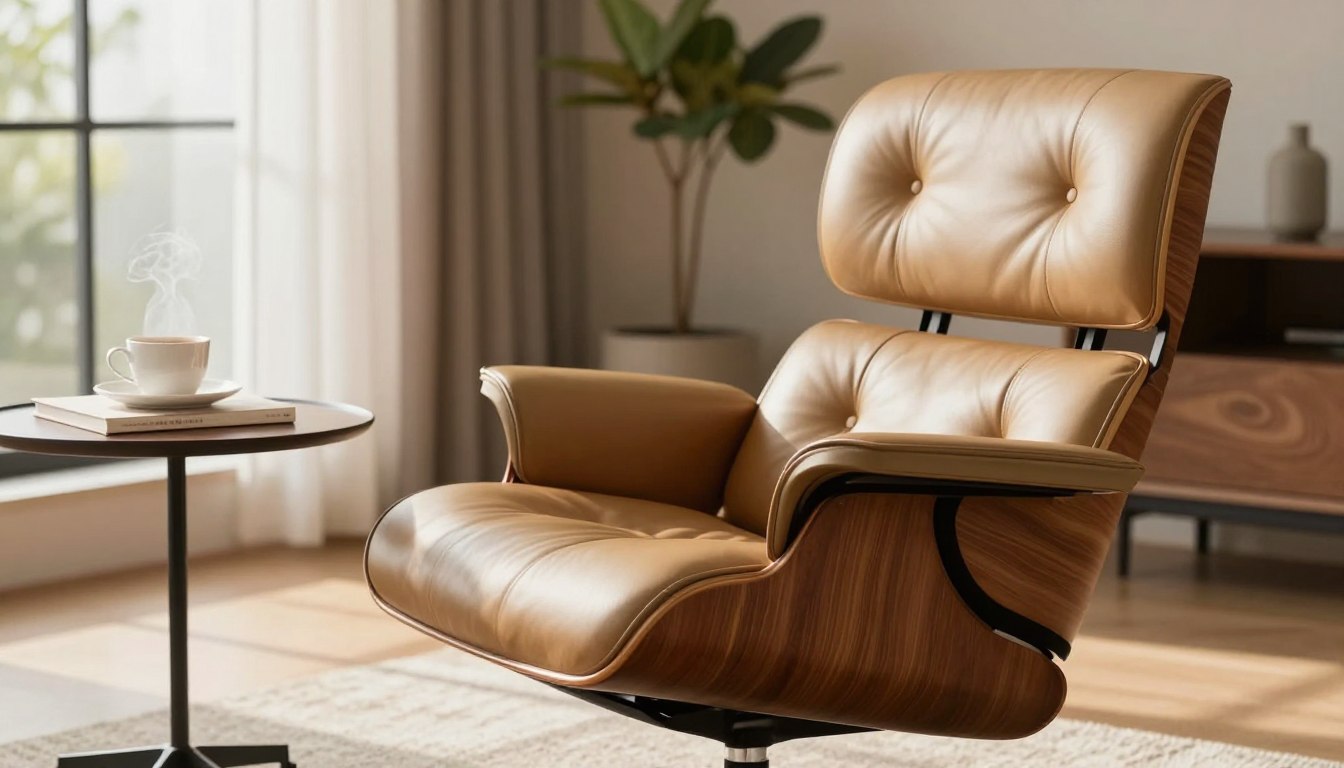 Eames atpūtas krēsls replika