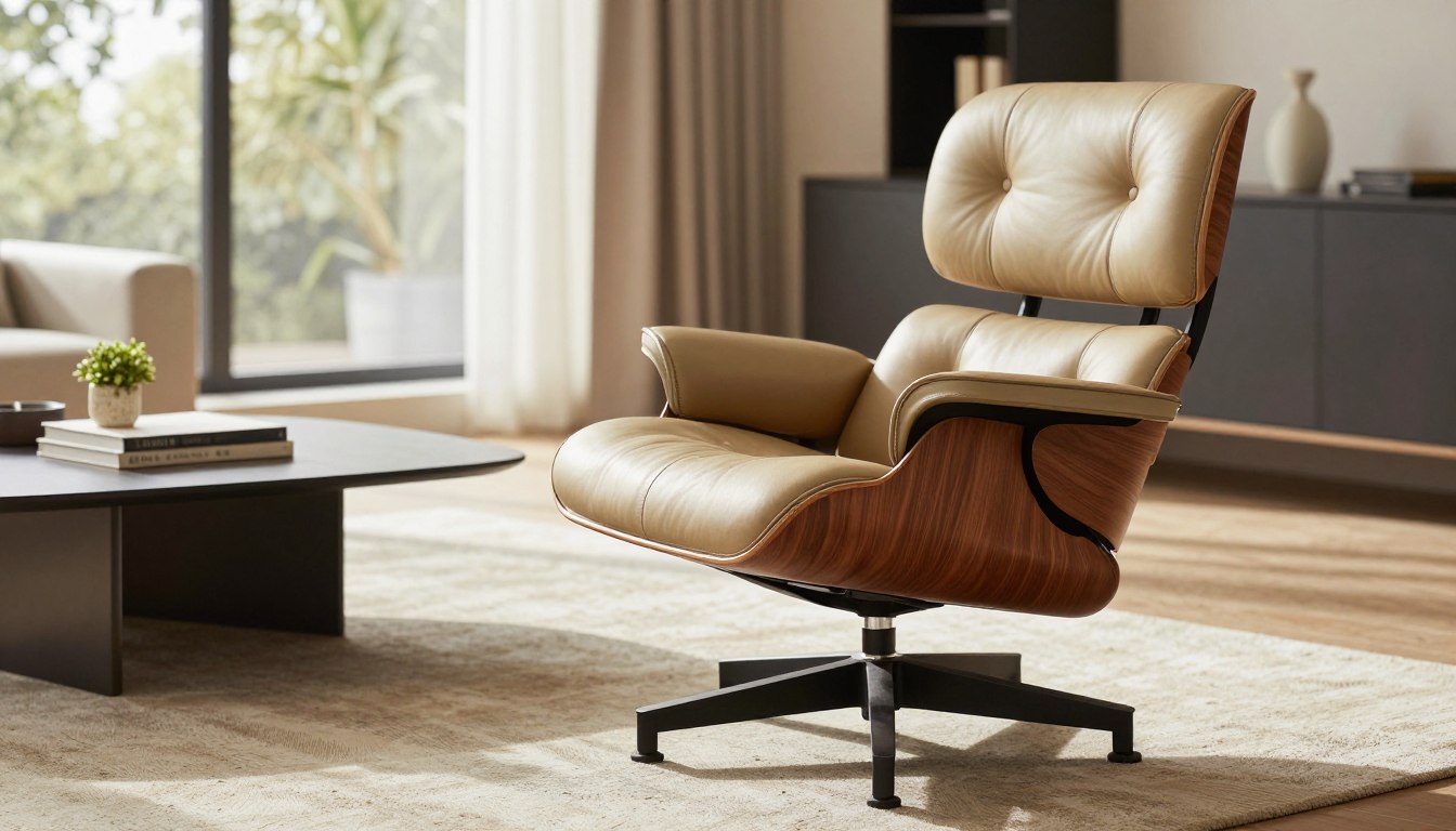 Eames lounge kėdė kopija