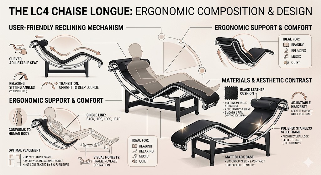 LC4 Le Corbusier Chair